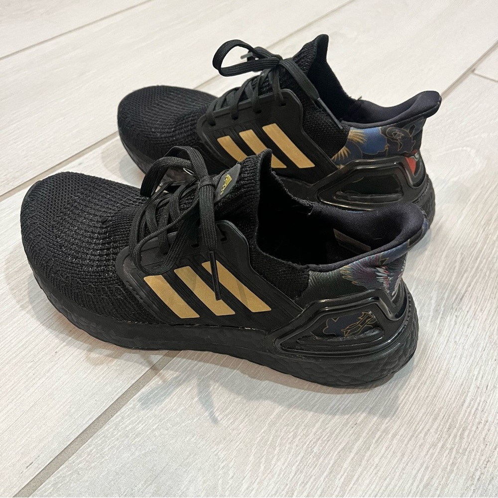 Adidas Black and Gold Ultra Boosts